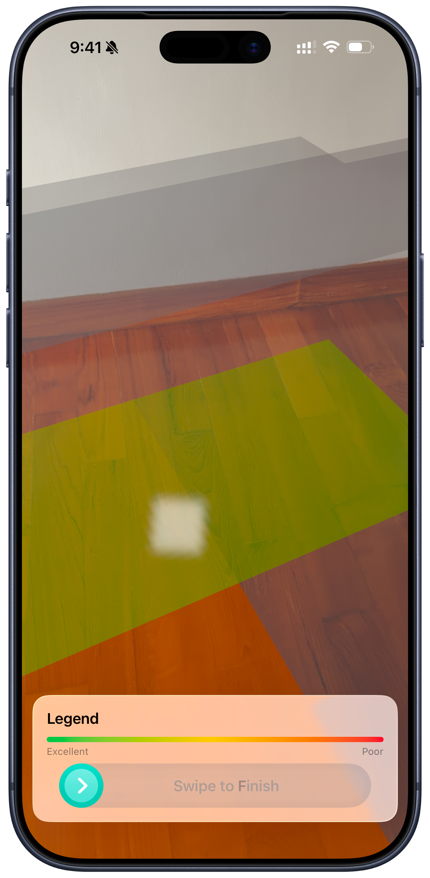 Signal AR screenshot - AR scan